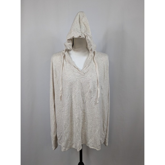 Pure Jill Womens Tranquility Fleece Hoodie Sweatshirt L Tall Comfy Lounge A073 - Picture 2 of 11